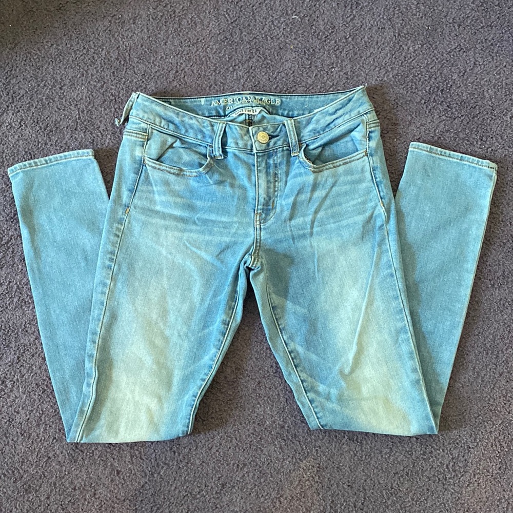 American Eagle Light Blue Jeggings